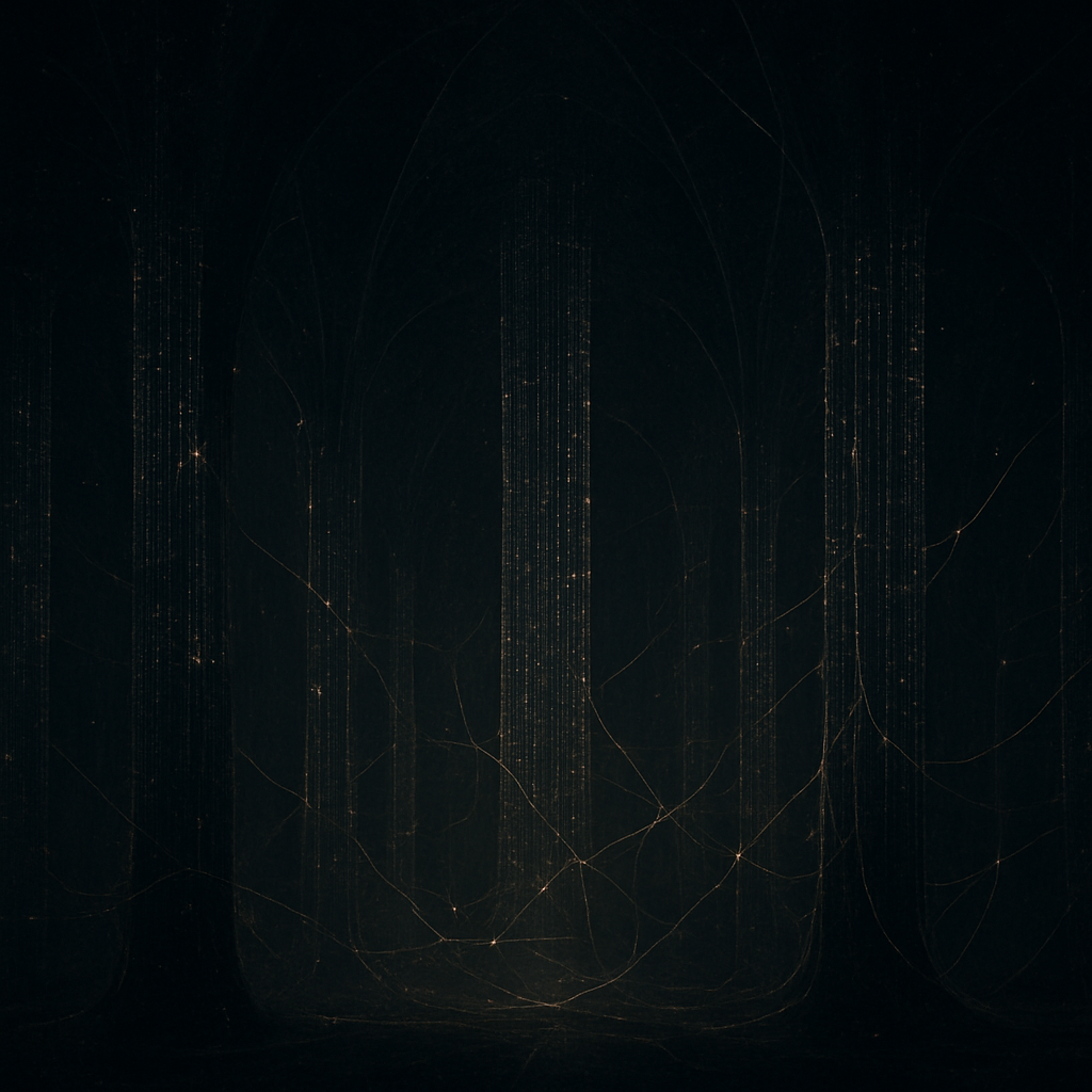 A living digital archive of human consciousness suspended in a vast dark vault